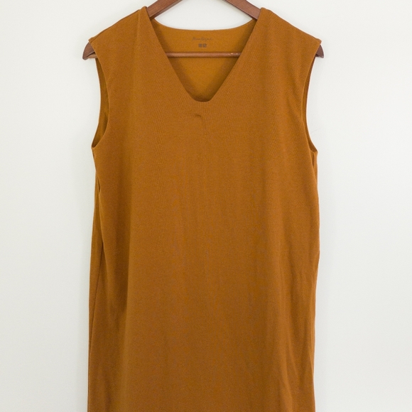 Uniqlo x Mame Kurogouchi AIRism Cotton Sleeveless Bra Dress Size Large - Picture 3 of 9